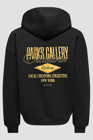 Only & Sons Parks Gallery Relaxed Sweat Hoodie Black