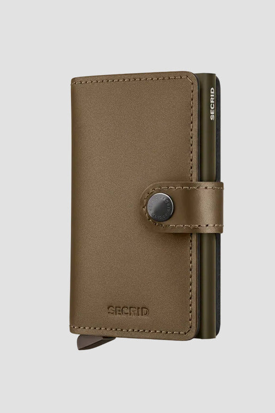 Secrid Miniwallet Matte Satin Bronze Brown