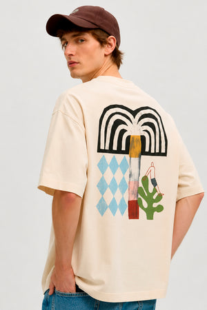 Selected Relax Norman License SS Tee Birch