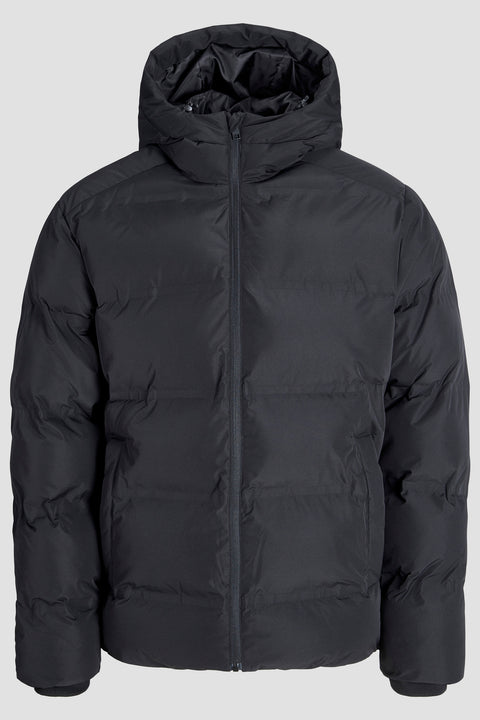Jack & Jones Soho Puffer Hood Jacket Black