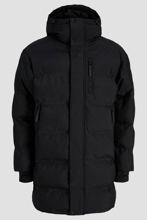 Jack & Jones Trace Alpha Long Puffer Black