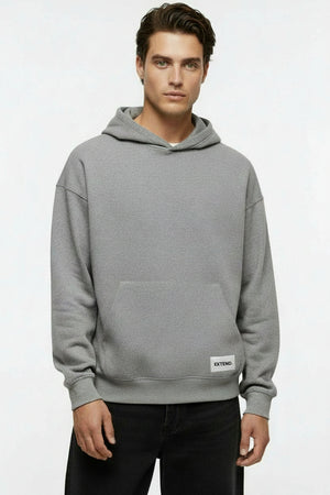 Only & Sons Goyle Boxy LS Medium Grey Melange Sweatshirt