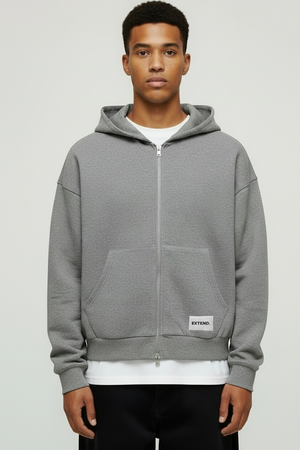 Only & Sons Goyle Boxy Ls Medium Grey Melange