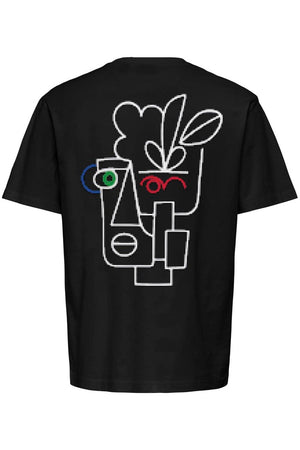 Only & Sons Fred Life Rlx Ss Print Tee Black