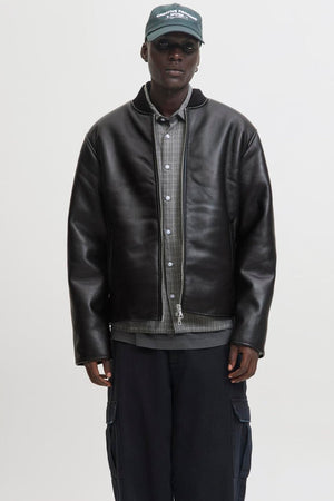 Jack & Jones Fade Pu Bomberjakke Black