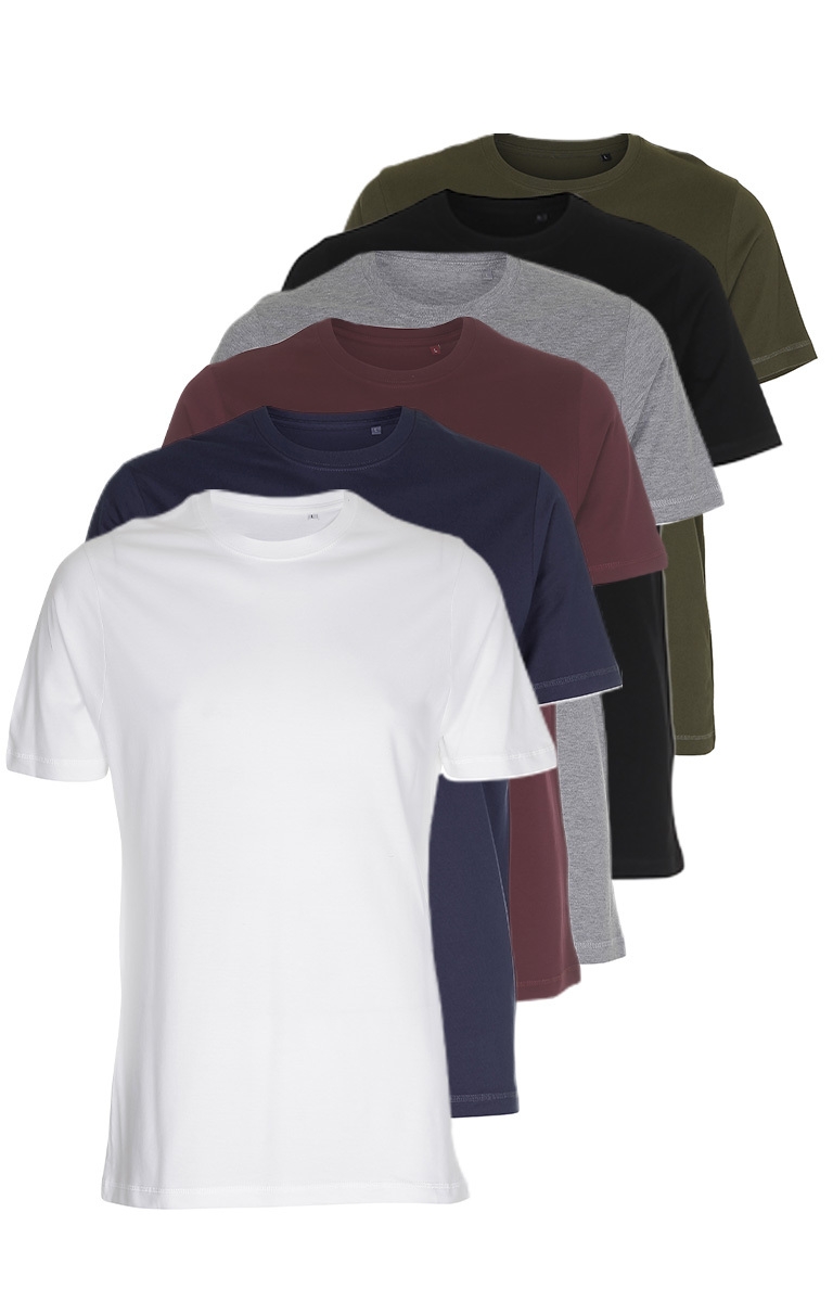 Mix selv: 6 x Organic Basic T-shirts: 500,- (KUN 83,33 kr.  pr. stk.)