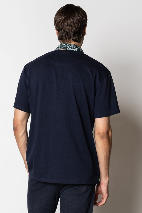 Clean Cut Copenhagen Jonas organic T-shirt Navy