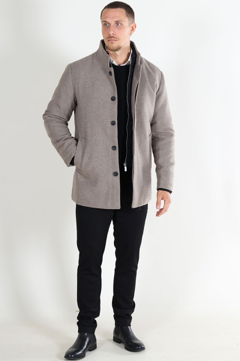 Jack & Jones Harrison Wool Jacket  Greige