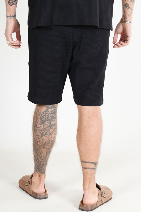 Selected Loose Casper Shorts Black