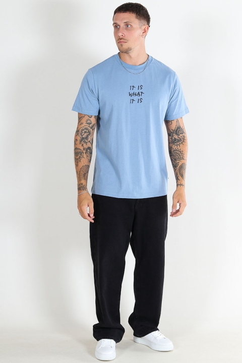 Solid Maynard T-Shirt Faded Denim