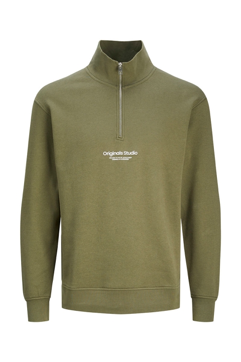 Jack & Jones Vesterbro Half Zip Sweat Kalamata