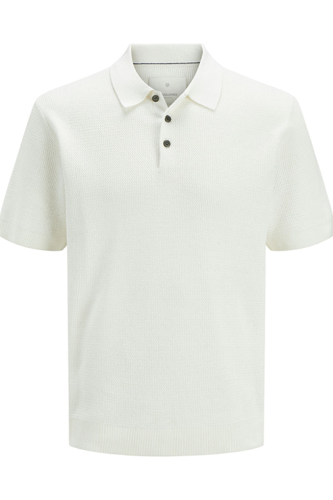 Jack & Jones Cooper Knit Polo Cloud Dancer