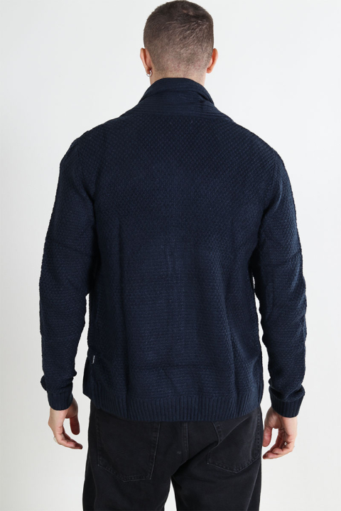 Jack & Jones Craig Knit Shawl Neck Sky Captain