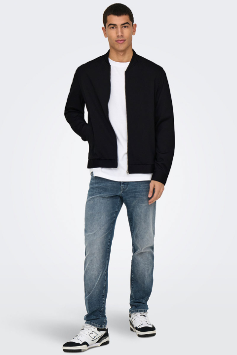 ONLY & SONS Mark Bomber Jacket Black