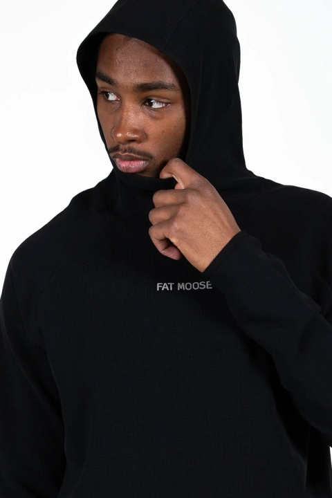 Fat Moose Christopher Structured Hoodie Black