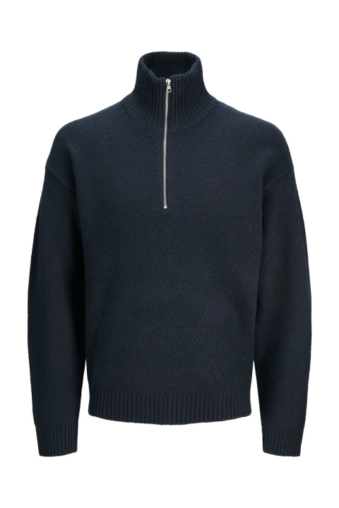 Jack & Jones Ollie Knit Half Zip Sky Captain