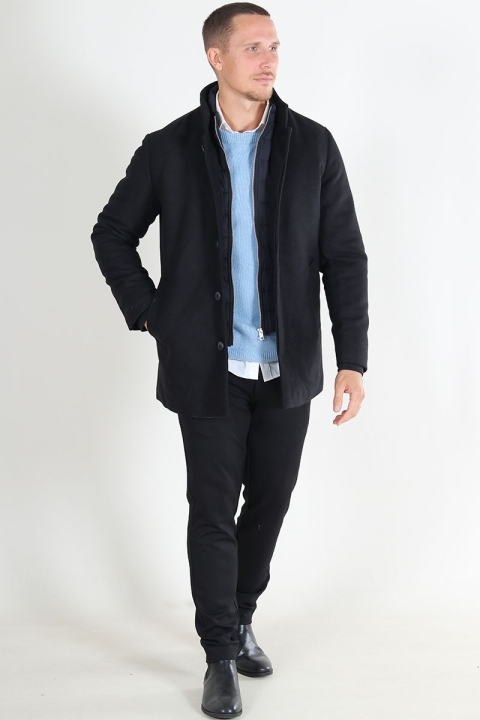 Jack & Jones Harrison Wool Jacket  Black