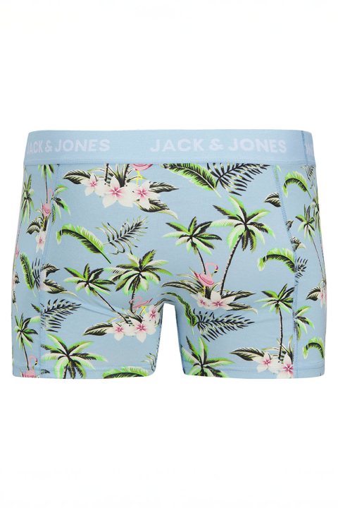 Jack & Jones Flower Bird Trunks 3-Pack Chambray Blue