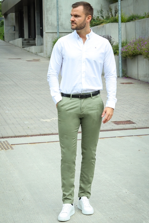 Jack & Jones  Marco Bowie Chinos Deep Lichen Green