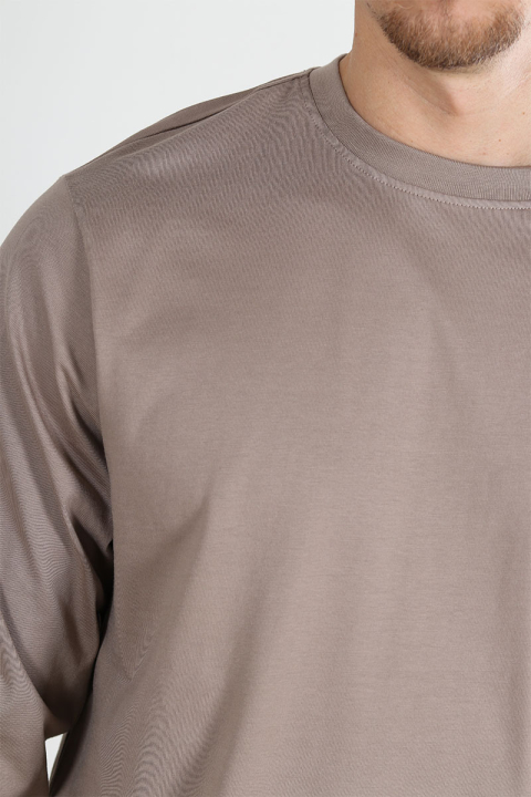 ONLY & SONS Fred Oversize LS Tee Desert Taupe