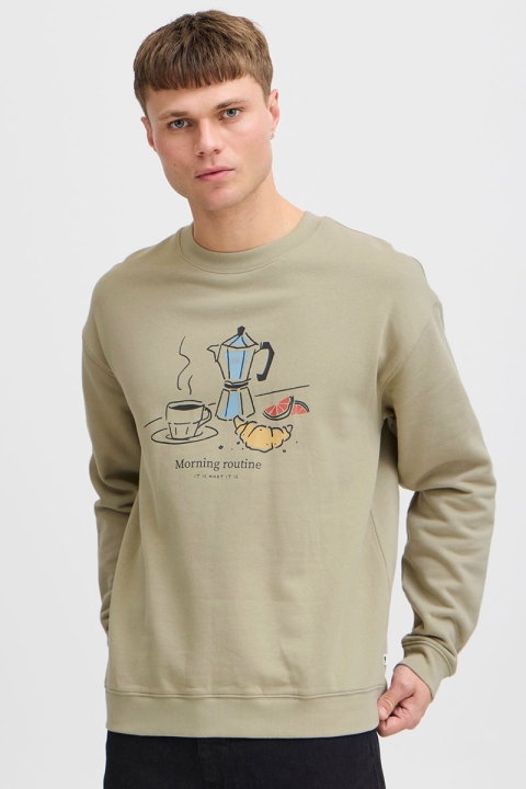 Solid Mulder Sweatshirt Laurel Oak