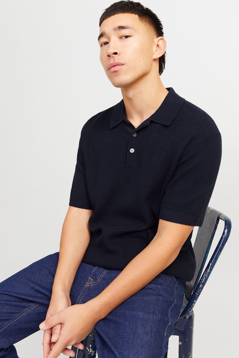 Jack & Jones Cooper Knit Polo Night Sky