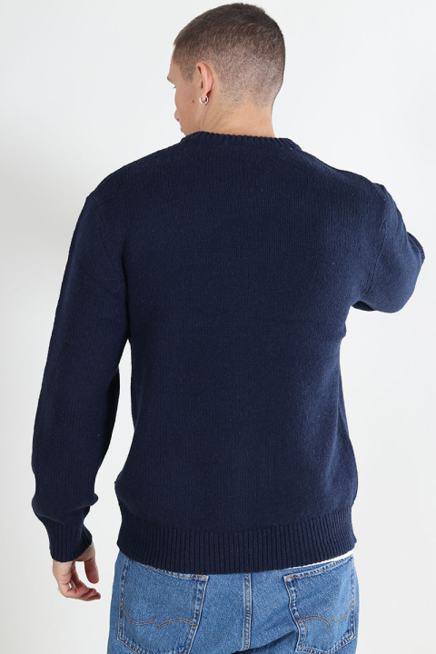 Selected Cody Knit LS Relaxed Crew Neck Sky Captain