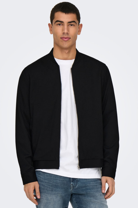 ONLY & SONS Mark Bomber Jacket Black