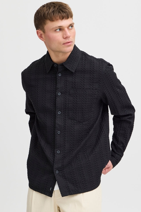 Solid Mikai Shirt True Black