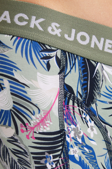 Jack & Jones Brady Flower Trunks 3-Pack Sky Captain