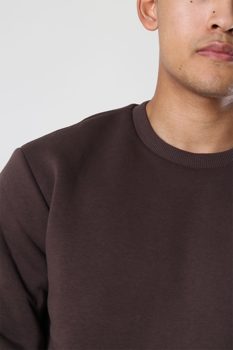 ONLY & SONS Ceres Crew Neck Hot Fudge