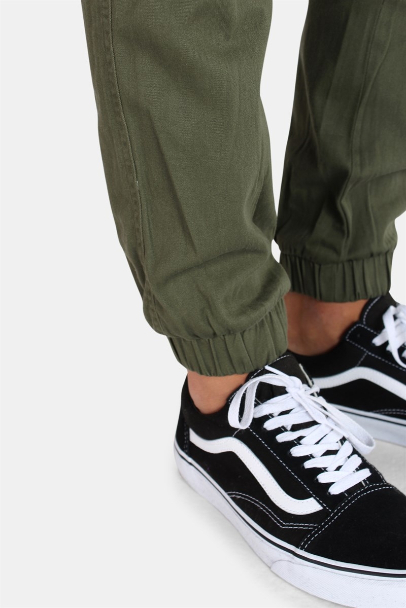 Only & Sons Tarp Stage Cargo Cuff Pants Olive