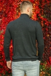 JEFF MALCOLM ROLL NECK KNIT Charcoal