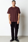 Clean Cut Copenhagen Clean organic T-shirt Dark Plum