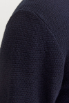 Jack & Jones George Knit Crew Neck Navy Blazer