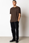 Clean Cut Copenhagen Clean organic T-shirt Dark Brown