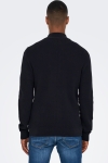 ONLY & SONS Phil Structure Cardigan Zip Knit Dark Navy