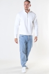 ONLY & SONS Ceres Half Zip Sweat White