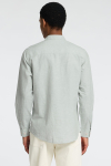 Selected Slim Sun Linen Shirt LS Iceberg Green / White