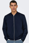 ONLY & SONS Mark Bomber Jacket Night Sky