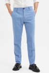 Selected SLIM OASIS LINEN PANTS Light Blue