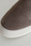 Selected David Chunky Suede Slip On Sneaker Greige