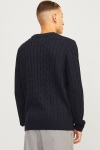 Jack & Jones Ross Knit Crew Neck Navy Blazer