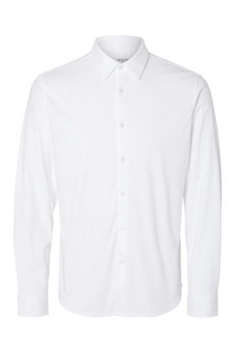 Slim Jersey Shirt LS Bright White