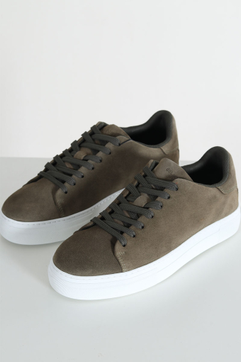 David Chunky Suede Leather Sneaker Grape Leaf