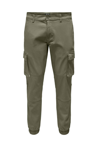 Cam Stage Cargo Cuff Pants Deep Lichen Green