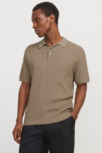 Cooper Knit Polo Greige