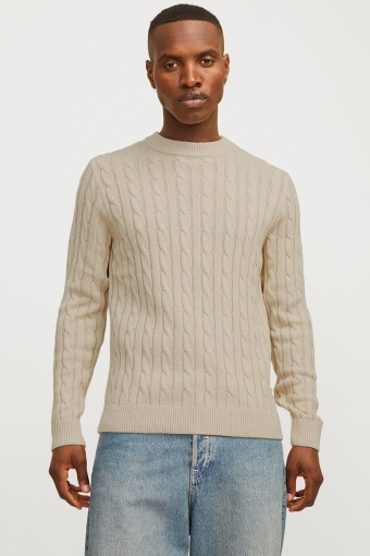 Ross Knit Crew Neck Moonbeam