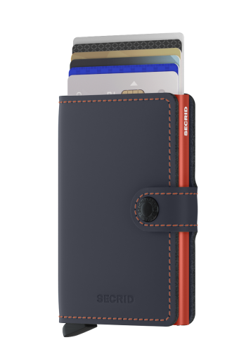 Miniwallet Night Blue-Orange