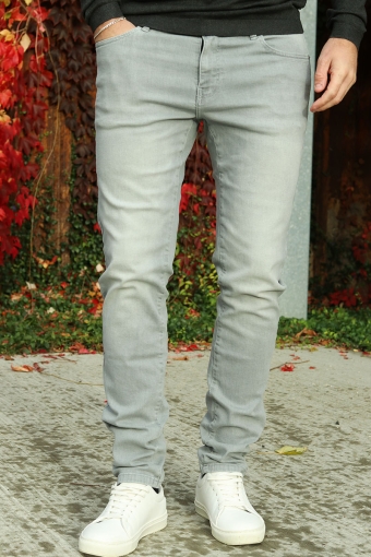 Loom Slim One Denim Jeans Light Grey Denim